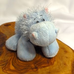 Ganz Webkinz Blue Hippo Hippopotamus Plush Stuffed Animal Toy 9" No Code